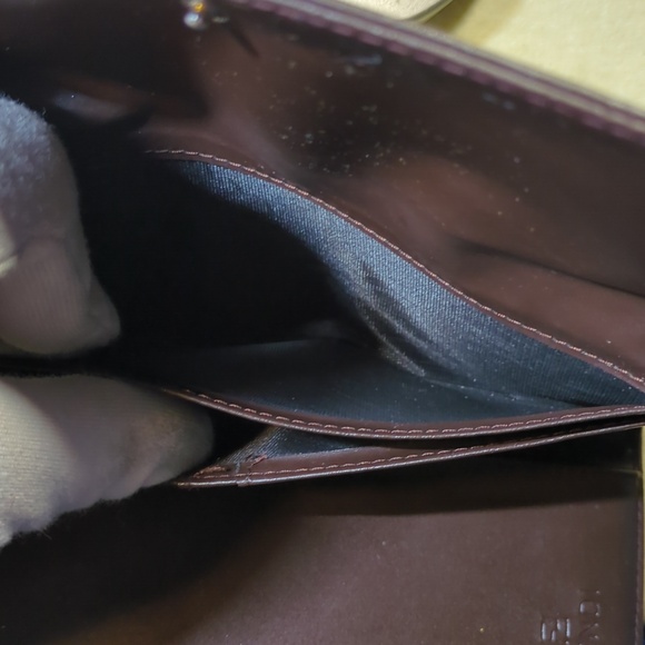 Vintage Fendi Brown/Gold Zucca Continental Wallet / FFCharm/CheckBook Insert$250 - Picture 6 of 14